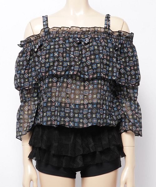 クーポン 3点セット トップス付きビキニ 水着 体形カバー レディース フリル フリルトップ ガーリー パンツ ビキニ 水着 ママ水着 ママ スイムウエア 海 リゾート Aimoha アイモハ Aimoha D Fashion クーポン 3点セット トップス付きビキニ 水着 体形カバー レディース フリル フリルトップ ガーリー パンツ ビキニ 水着 ママ水着 ママ スイムウエア 海 リゾート Aimoha アイモハ Aimoha D Fashion