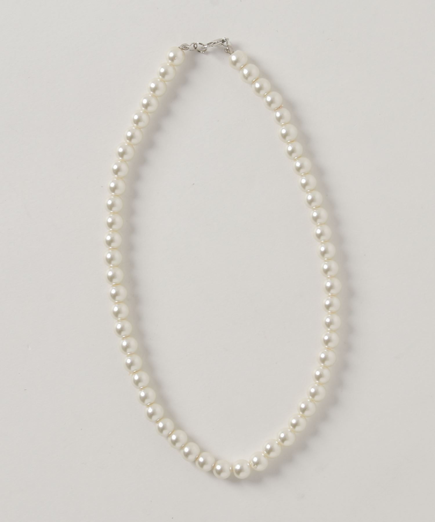 シンプル一連イミテーションパールネックレス レースレディース Lace Ladies D Fashion