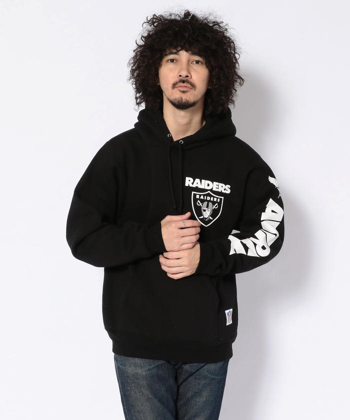 TEAM APPAREL NFL RAIDERS レイダース スウェットプルオーバーパーカー メンズL /eaa305528