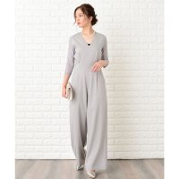 Lace Ladies/レースレディース Lace Ladies ノースリーブVネックオールインワン・ワイドパンツドレス/502655246
