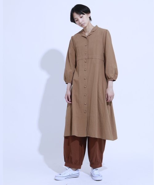 セール 2way袖バルーンフロントボタンワンピース Aimoha アイモハ Aimoha D Fashion