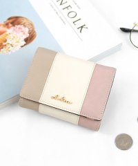 Clelia/二つ折り財布 レディース 大容量 トリコロール カード入れ 財布 コンパクト 折り財布 小銭入れ  Clelia クレリア リベルテ CL－17075/502666644