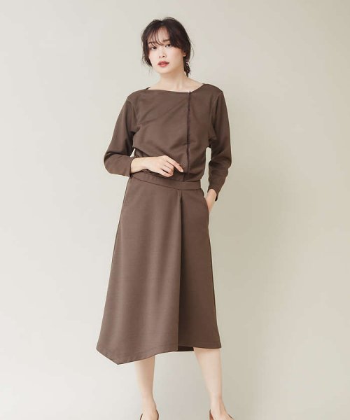 セール 50 Off ダンボールニットアシメワンピース Qualite Qualite D Fashion セール 50 Off ダンボールニットアシメワンピース Qualite Qualite D Fashion