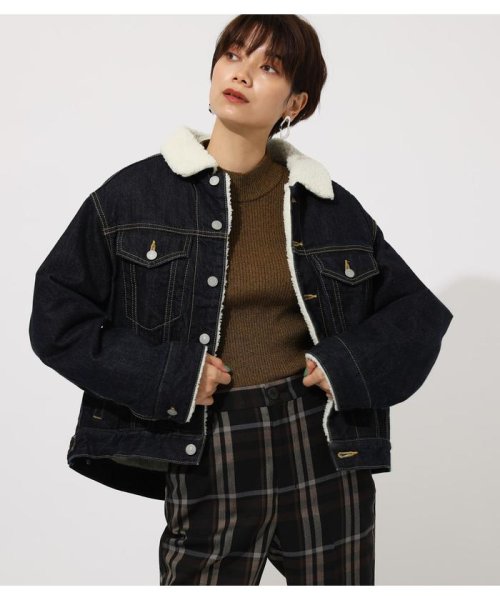 セール Boa Denim Jacket アズールバイマウジー Azul By Moussy D Fashion