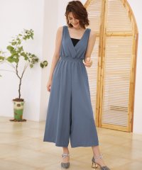 Doux Belle/ドゥー ベル Doux Belle チューブトップ付きオールインワンワイドパンツ (イエロー)/502691116