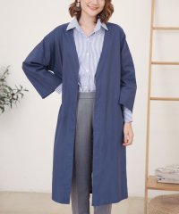 Doux Belle/ドゥー ベル Doux Belle ノーカラーロング丈トレンチコート (シルバー)/502691129