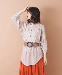 qualite/キーネックバックギャザーカットソー/502694420