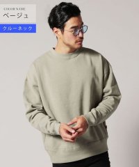 THE CASUAL/カジュアル THE CASUAL (ネバー) NEVER ベビーウェイト裏起毛クルーネック/プルパーカービッグスウェット/502697438