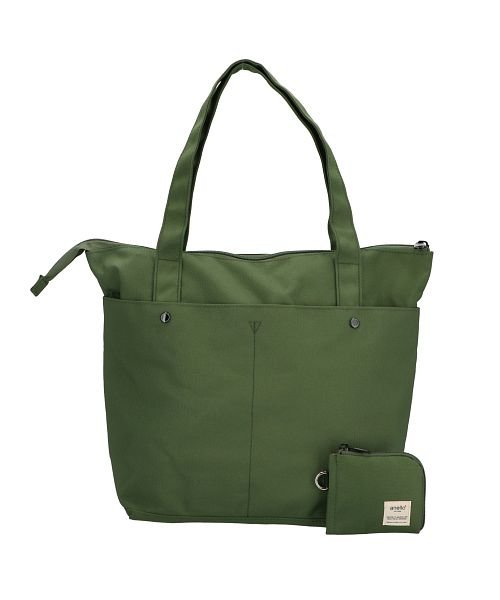 Anello アネロ Cs ミニポーチ付 10ポケットトートバッグ At S0113 バックヤード Backyard D Fashion