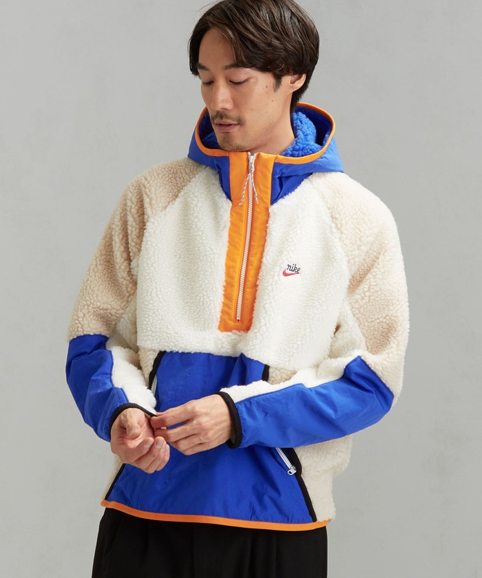 ◉美品◉ NIKE ハーフジップ ボアフリース パーカー Lサイズ ナイキ