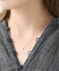 Lilas/※Lilas クラシック1ツブダイヤネックレス0.1CT K18WG/502711568