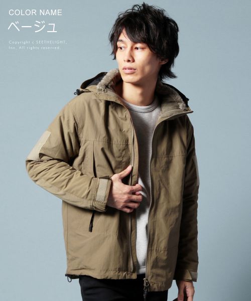 SLICK スリック　3WAY マウンテンパーカー　ボアフリース　ベージュ　新品 SLICK スリック3WAY マウンテンパーカーボアフリースベージュ新品