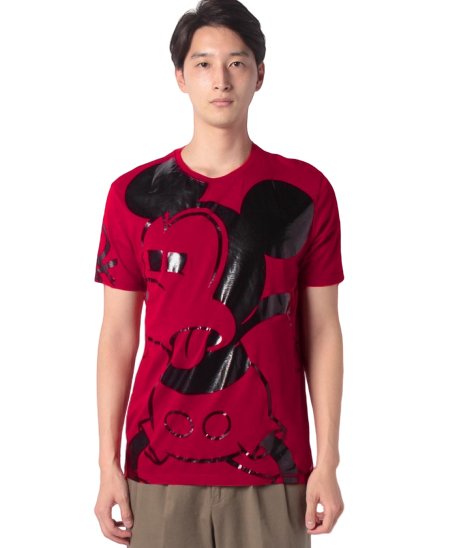 セール 85 Off Disney ディズニー コラボ ミッキーマウスループロゴtシャツ カットソー ベネトン メンズ Benetton Mens D Fashion