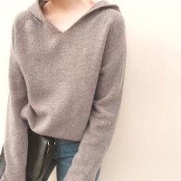 miniministore/フード付き ニットトップス レディース/502721869