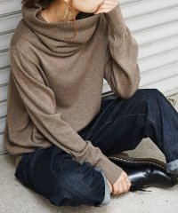 and it_/アンドイット and it_ ふかくしゅネックコットンニット コットンニット ニット レディース 秋冬 セーター 長袖 タートルネック ハイネック コットン オ/502692602