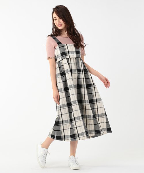 セール 70 Off チェックジャンスカワンピース レッセ パッセ Laisse Passe D Fashion