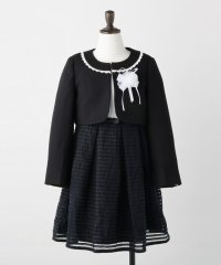 SHOO・LA・RUE(Kids) /【110－130cm/3点セット/セレモニー/入卒】シアーボーダーワンピース/502713127