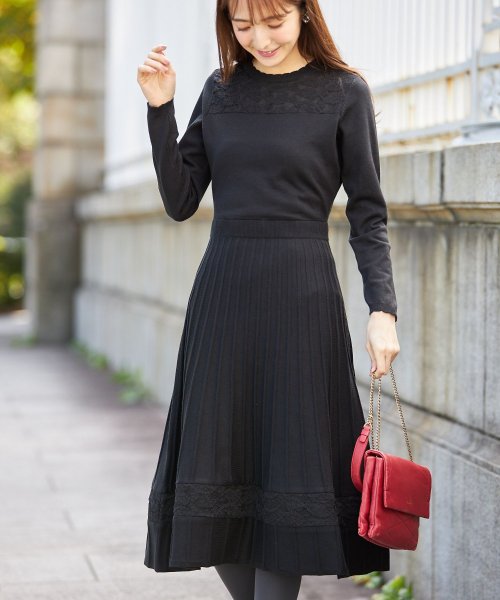 セール 50 Off レース切替ニットワンピース トッコクローゼットリュクス Tocco Closet Luxe D Fashion セール 50 Off レース切替ニットワンピース トッコクローゼットリュクス Tocco Closet Luxe D Fashion