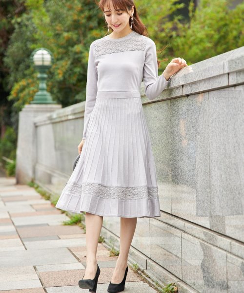 セール 50 Off レース切替ニットワンピース トッコクローゼットリュクス Tocco Closet Luxe D Fashion