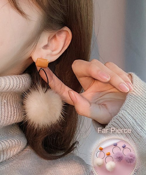 ファーピアス レディース アクセサリー 大人 お洒落 可愛い 丸い ふわふわ 秋冬 大ぶり ミニミニストア Miniministore D Fashion ファーピアス レディース アクセサリー 大人 お洒落 可愛い 丸い ふわふわ 秋冬 大ぶり ミニミニストア Miniministore D Fashion