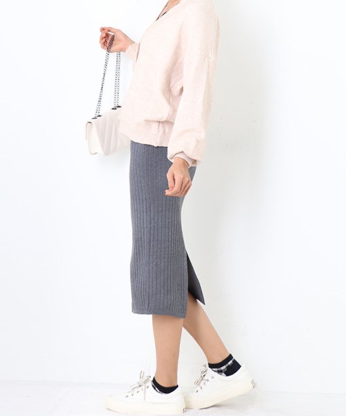 クーポン セール30 Off リブニットスカート スリットスカート ミモレ丈 2wayタイトスカート 冬 ボトムス ストレッチ ミニミニストア Miniministore D Fashion クーポン セール30 Off リブニットスカート スリットスカート ミモレ丈 2wayタイトスカート 冬 ボトムス ストレッチ ミニミニストア Miniministore D Fashion
