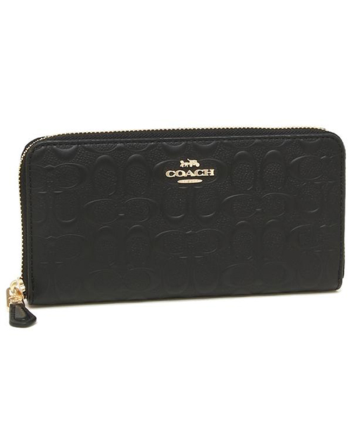 コーチ 財布 アウトレット COACH F67566 IMBLK アコーディオン ジップ 