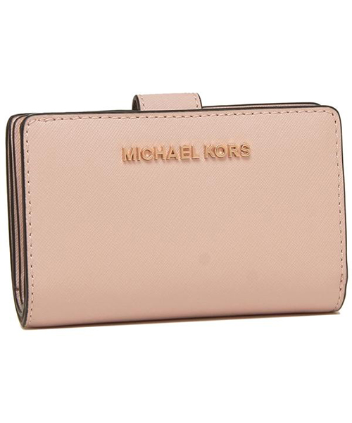 【新品】MICHAEL KORS　マイケルコース　折財布　ピンク