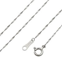 JEWELRY SELECTION/プラチナチェーン単品☆ スクリューチェーン 42cm 【Pt850 プラチナ】/502786204