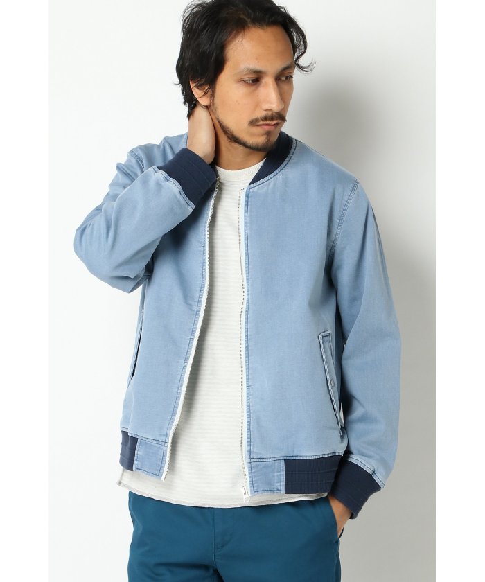 デニムリブブルゾン(502786908) | イッカ(ikka) - d fashion