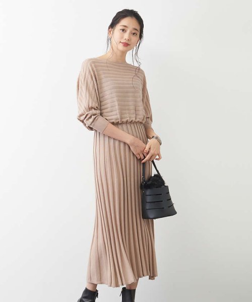 セール ワイドリブニットワンピース ルージュヴィフラクレ Rouge Vif La Cle D Fashion セール ワイドリブニットワンピース ルージュヴィフラクレ Rouge Vif La Cle D Fashion