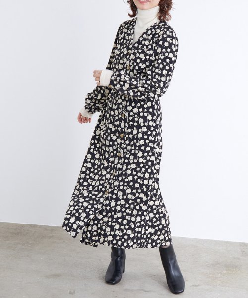 フラワーカシュクールワンピース アダム エ ロペ Adam Et Rope D Fashion