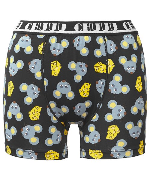 セール メンズ ボクサーパンツ マウス チーズ柄 ボクサーショーツ 下着 男性下着 男性用パンツ ボクサーブリーフ 男性用下着 ショーツ プレゼント 彼氏 メンズショー エメフィール Aimerfeel D Fashion