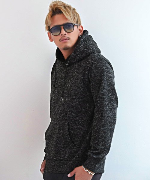 セール メランジフリースパーカー パーカー メンズ メランジ フリース ニット 裏起毛 ラグスタイル Luxstyle D Fashion セール メランジフリースパーカー パーカー メンズ メランジ フリース ニット 裏起毛 ラグスタイル Luxstyle D Fashion