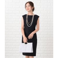 Lace Ladies/レースレディース Lace Ladies 総レースシンプルタイトミディアム丈ワンピース・ドレス/502803400