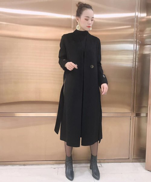 ノーカラーデザインストレートウールコート レディース コート ウール あたたか 通勤 職場 デート 大人女性 綺麗系 冬新作 Aimoha アイモハ Aimoha D Fashion ノーカラーデザインストレートウールコート レディース コート ウール あたたか 通勤 職場 デート 大人女性 綺麗系 冬新作 Aimoha アイモハ Aimoha D Fashion
