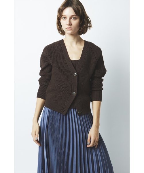 セール Oggi12月号掲載 アゼアミｖネックカーデニットアンサンブル ノーク Norc D Fashion