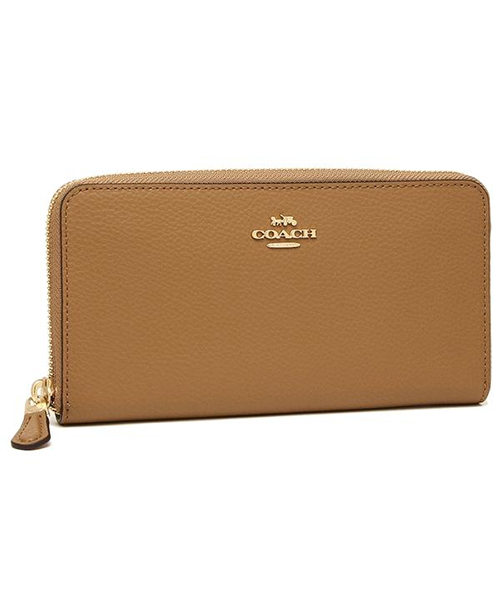 COACH 財布 アウトレット コーチ F16612 ぺブルレザー