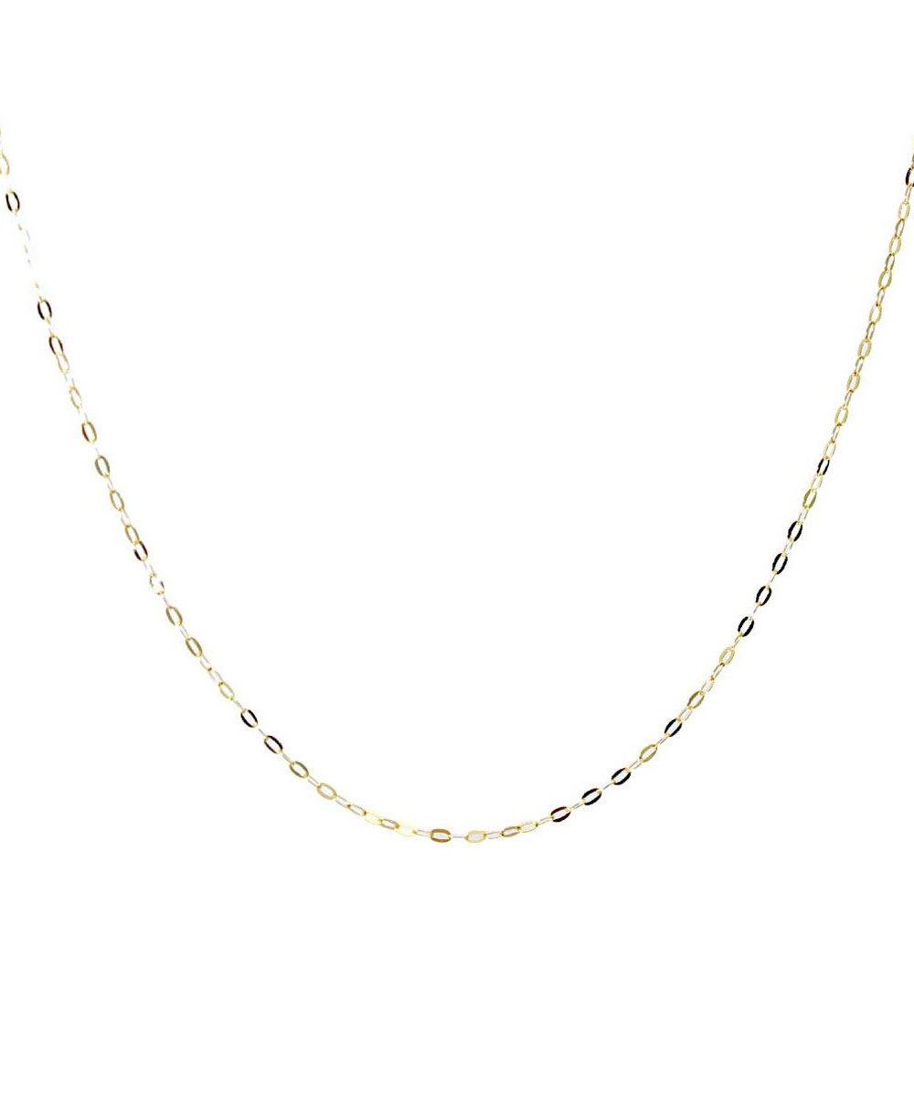 ネックレス チェーン K18 18金 ゴールドチェーン フラット あずきチェーン シアーズ Sears D Fashion