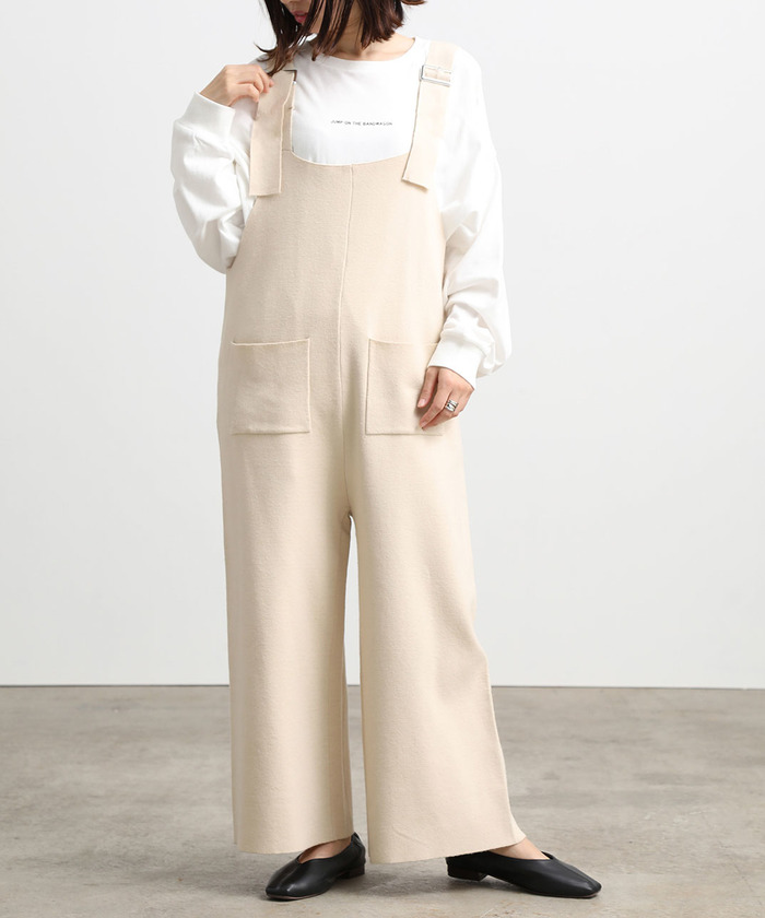 NEAT オーバーオール サロペット セール 50%OFF】【WEB限定】ニットサロペット(502828995) | ビス