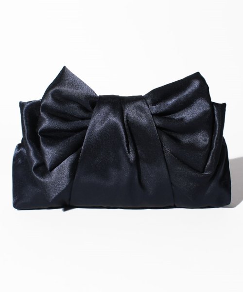 セール Off リボンモチーフがま口パーティーバッグクラッチバッグ スタイルブロック レディース Styleblock D Fashion