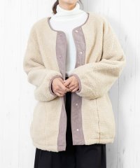 mili an deni/ミリアンデニ mili an deni リバーシブルノーカラーブルゾン/502842947