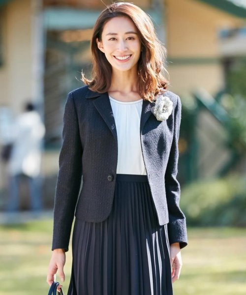 セール セットアップ対応 ライトシャインツイード テーラードジャケット 23区 大きいサイズ Nijyusanku Large Size D Fashion セール セットアップ対応 ライトシャインツイード テーラードジャケット 23区 大きいサイズ Nijyusanku Large Size D Fashion