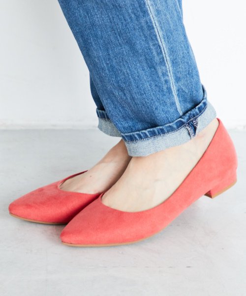 セール 48 Off Wa Karu スエードフラットヒールパンプス Wk 801 ワカル Wakaru D Fashion