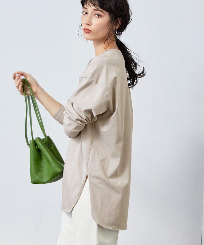 セール 60%OFF】強撚コットンチュニックTEE(502815108) | アダム