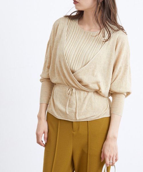 セール】【2点セット】スラブニットカーディガンタンクトップ(502852664) | アダム エ ロペ(ADAM ET ROPE') - d fashion セール】【2点セット】スラブニットカーディガンタンクトップ(502852664) | アダム エ ロペ(ADAM ET ROPE') - d fashion
