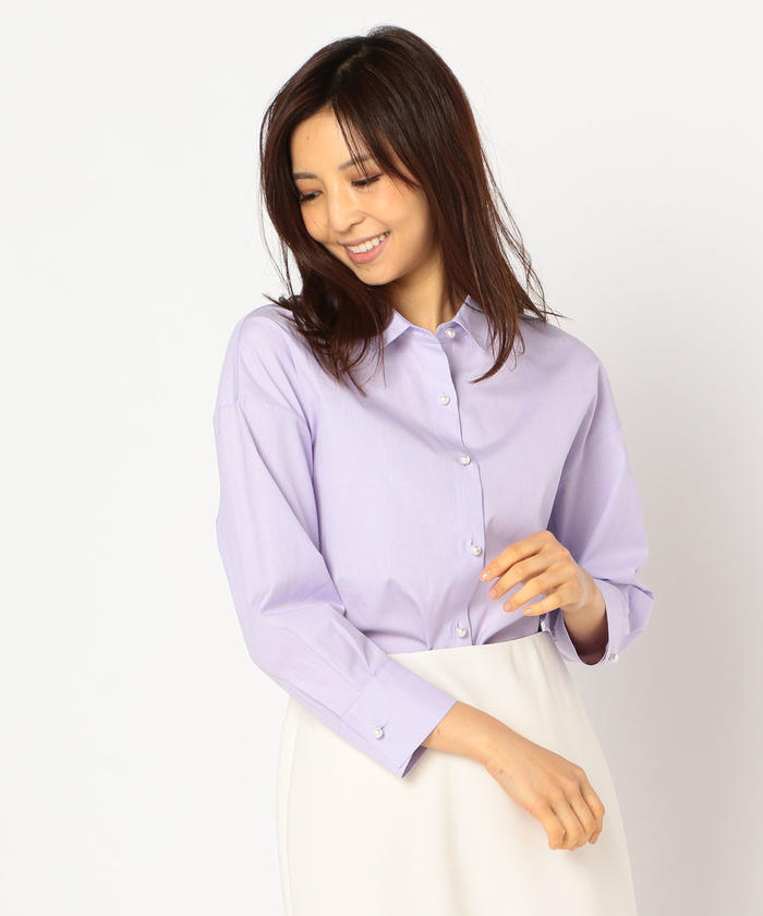 NOLLEY'S（ノーリーズ）の「2WAYロールネックパール釦ブラウス