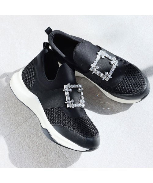 ビジューバックルゴムスリッポンスニーカー ヴィヴィアン Vivian D Fashion ビジューバックルゴムスリッポンスニーカー ヴィヴィアン Vivian D Fashion