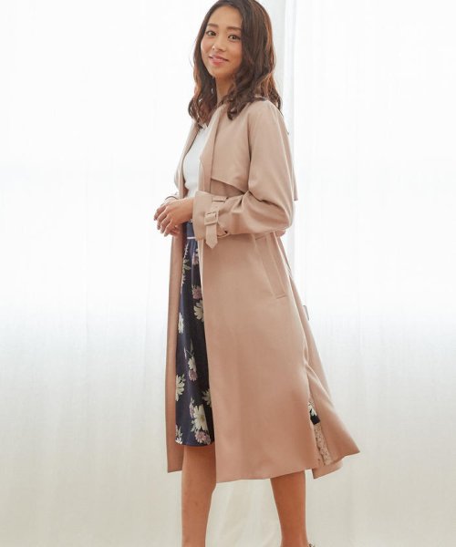 セール Web限定 サイドレーストレンチコート ミッシュマッシュ Misch Masch D Fashion