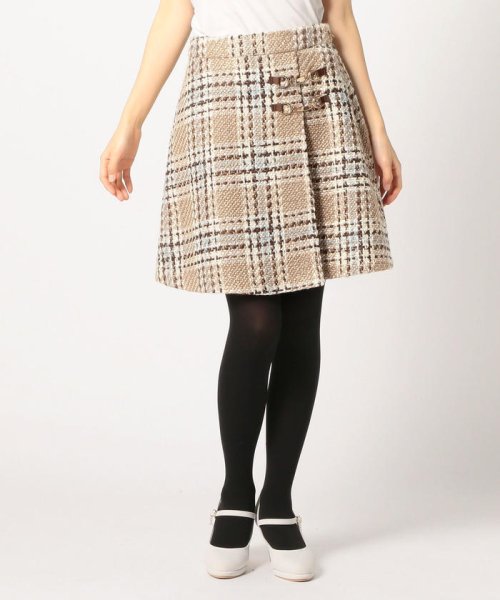 セール チェック台形スカート ミッシュマッシュ Misch Masch D Fashion