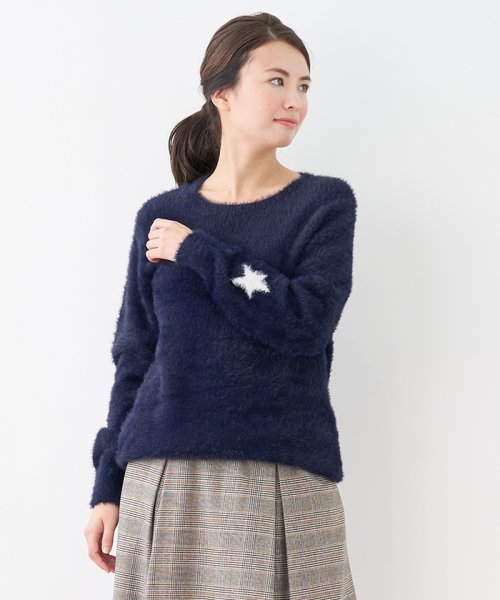 セール55 Off 特別提供品 星柄スリーブのふわもこニット キャラ オ クルス Cara O Cruz D Fashion セール55 Off 特別提供品 星柄スリーブのふわもこニット キャラ オ クルス Cara O Cruz D Fashion